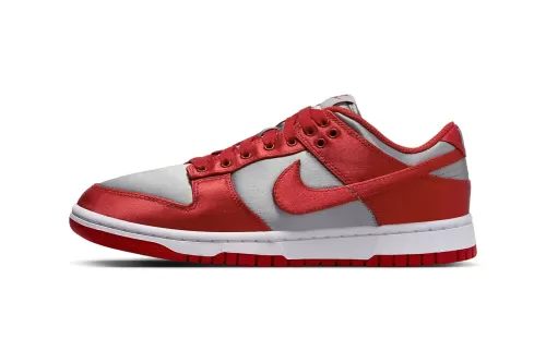 Nike Dunk Low 最新缎面配色「UNLV Satin」鞋款官方图辑正式公开