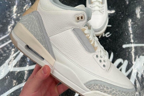 率先近赏 Air Jordan 3 Craft 全新配色「Ivory」鞋款