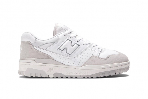 率先近赏 New Balance 550 全新白灰配色鞋款