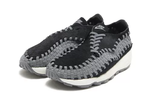 Nike Air Footscape Woven 全新配色「Black/Smoke Grey」鞋款发布