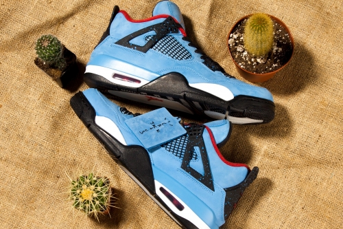 近赏 Travis Scott × Air Jordan 4「Cactus Jack」联名配色鞋款