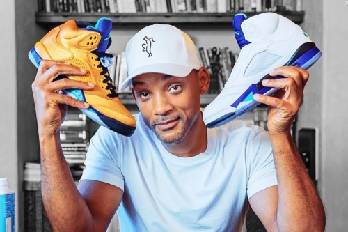 Will Smith 亲自开箱 Air Jordan 5「Fresh Prince」无鞋带别注版本