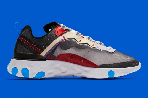 Nike React Element 87 全新「Dark Grey」及「Desert Sand」配色鞋款官方图片释出