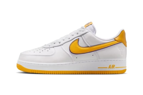 Kobe Bryant × Nike Air Force 1 Low「Home」鞋款官方图辑、发售情报正式公开