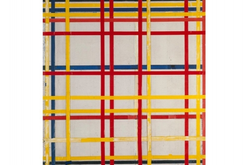 荷兰抽象大师 Piet Mondrian 画作疑似「倒挂」展出长达 77 年