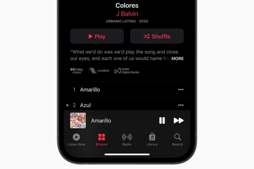 Apple Music 将无损串流及杜比全景声音乐带到 Android 上