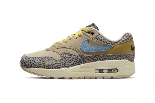 Nike Air Max 1 最新配色「Cobblestone/Worn Blue」鞋款官方图释出