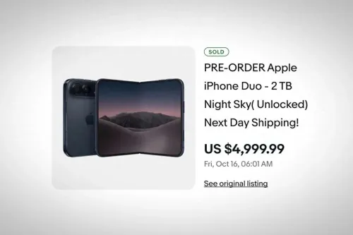 iPhone Duo 预购数分钟后排期延至明年,2TB 版 eBay 转售价逼近 5000 美元