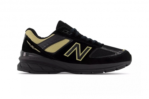 New Balance 990v5 最新配色「Gold/Black」鞋款正式登场