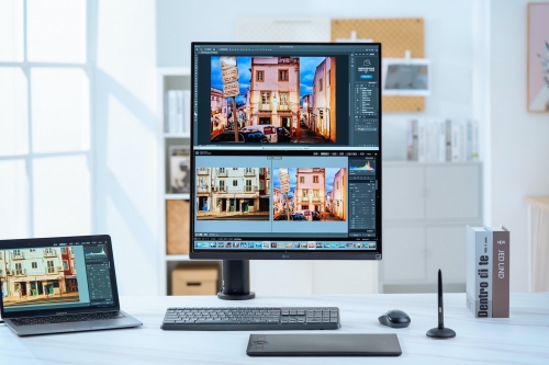 LG DualUp 双能机 - 全球首创 16:18 特殊尺寸显示器！