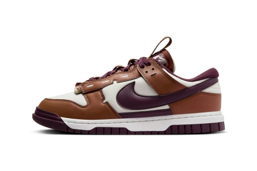 Nike Dunk Low Remastered 全新配色「Light British Tan/Burgundy Crush」鞋款率先登场