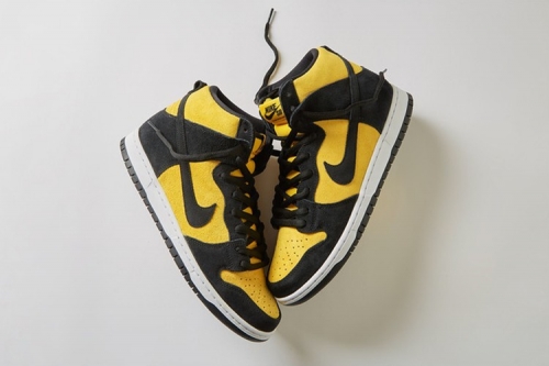 率先预览 Nike SB Dunk High「Maize/Black」配色鞋款近赏图辑