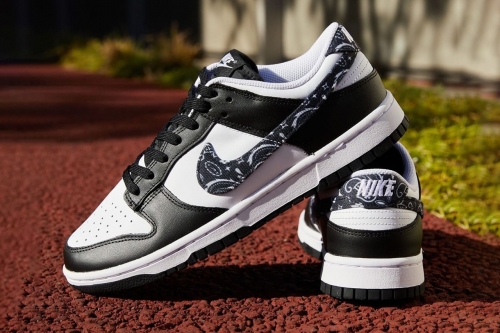 率先预览 Nike Dunk Low「Paisley」系列最新黑白配色鞋款