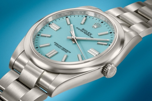 Rolex Oyster Perpetual「Tiffany Blue」表款以 $70,000 美元价格正式拍卖