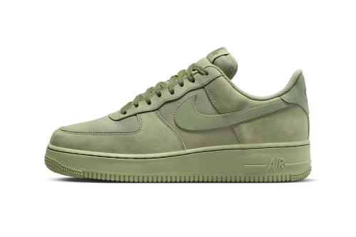 近赏 Nike Air Force 1 Low Premium 全新配色「Oil Green」鞋款官方图辑