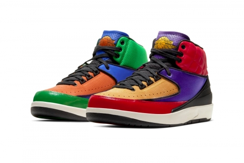 拼接爱 - Air Jordan 2 全新配色「Multi-Color」鞋款正式发布