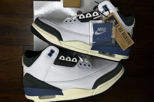 A Ma Maniére × Air Jordan 3 最新联名鞋款「Diffused Blue」率先曝光