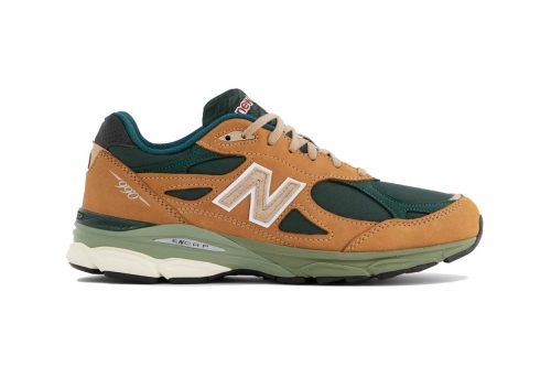 New Balance 990v3 MADE in USA 全新配色「Tan/Green」鞋款正式发布