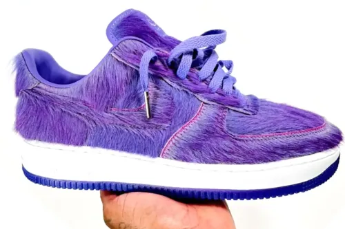 Nike Air Force 1 Low QS Pony Hair 最新「Atomic Violet/Voltage Purple」配色鞋款率先曝光