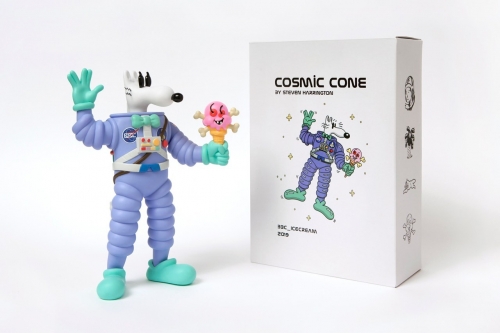 Steven Harrington 携手 ICECREAM 打造「Cosmic Cone」联名限定雕塑