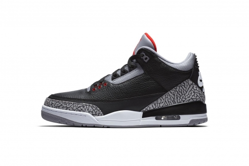 Air Jordan 3 全新复刻鞋款「Black Cement」官方图片释出