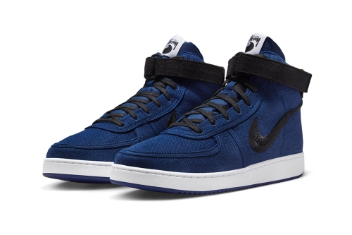 率先近赏 Stüssy × Nike Vandal High 最新联名配色「Royal Blue」鞋款