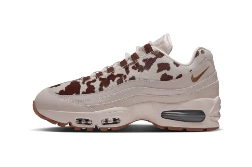Nike Air Max 95 Big Bubble「Cow Print」舍弃印花改用真牛毛材质
