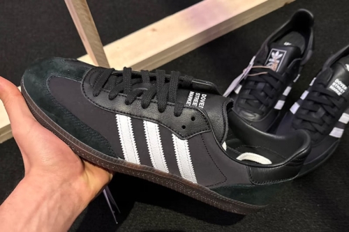 Dover Street Market × adidas Samba 最新联名配色「Black」鞋款率先曝光