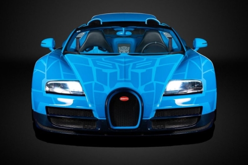 《变形金刚》主题 Bugatti Veyron 16.4 Grand Sport Vitesse 定制车款即将拍卖