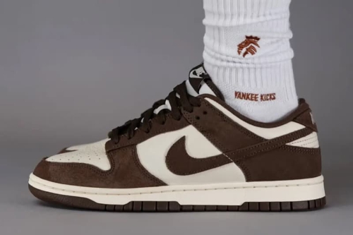 率先上脚 Nike Dunk Low 最新配色「Suede Mocha」鞋款
