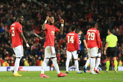 曼联 Manchester United 欧霸杯血洗皇家布鲁日晋级