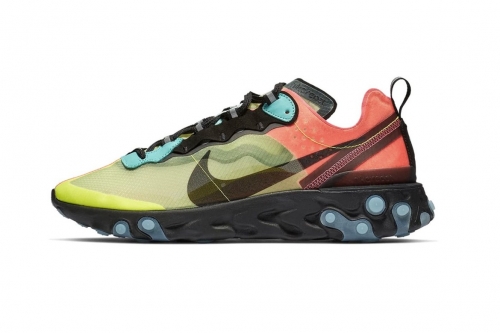 Nike React Element 87 全新「Volt/Racer Pink」配色鞋款即将发售