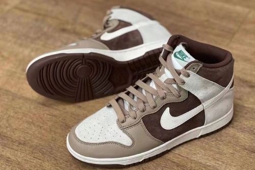 Nike Dunk High 最新「Light Chocolate」配色鞋款发布