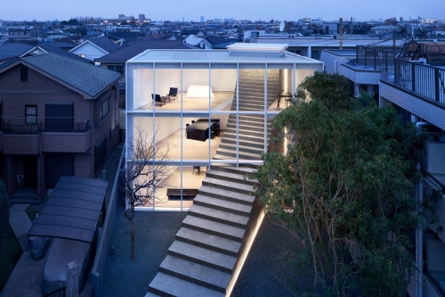 走进 nendo 巨型阶梯极简住宅：Stairway House