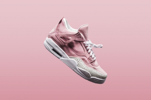 The Shoe Surgeon 打造 Air Jordan 4 「French Rose White Toe」定制配色鞋款