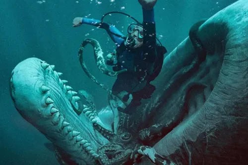Austin Abrams 在《Whalefall》官方预告中受困抹香鲸体内，为求生而战