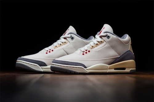 Air Jordan 3 最新配色「Muslin」鞋款即将发售