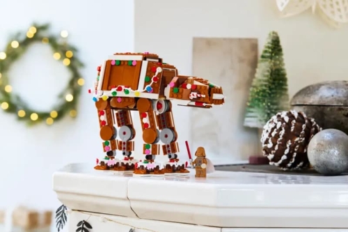 节庆原力来袭:LEGO Star Wars 圣诞主题 Gingerbread AT-AT Walker 正式登场