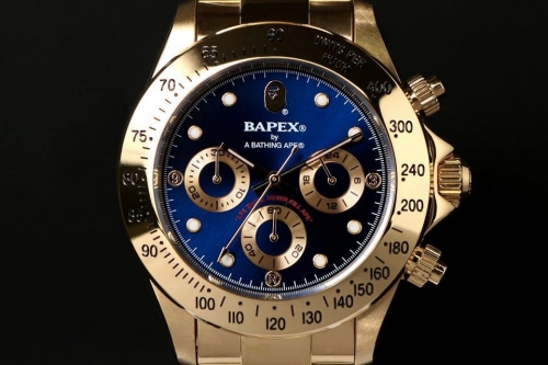 A BATHING APE 为 BAPEX TYPE-3 推出全新金银配色腕表