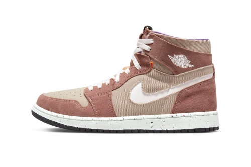 Air Jordan 1 High Zoom CMFT 全新配色「Fossil Stone」鞋款官方图释出