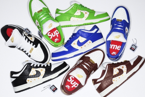 Supreme × Nike SB Dunk Low 全新联乘系列鞋款正式发布