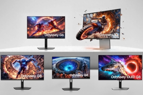 三星 SAMSUNG 发布全球首款 1040Hz 与 6K 裸眼 3D Odyssey 游戏显示器