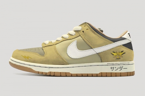 设计师打造 Nike SB Dunk Low「闪电鸟 Zapdos」全新 Pokémon 定制配色鞋款