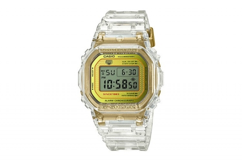 G-SHOCK 推出透明表壳「Glacier Gold」35 周年别注系列