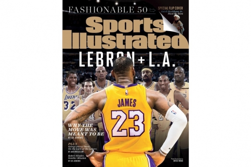 《Sports Illustrated》发布「LeBron James + L.A.」最新封面