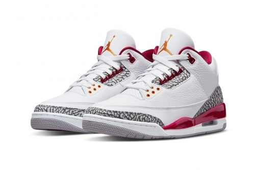 Air Jordan 3「Cardinal Red」鞋款官方图辑、发售情报正式公布