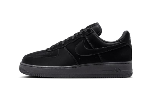 Nike Air Force 1 Low 全新配色「Vanta Black」鞋款官方图辑正式发布