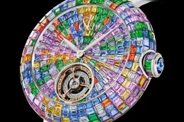 Jacob & Co. 将 54 颗钻石直接镶嵌于飞行陀飞轮摆轮