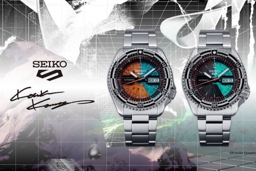 精工 Seiko 5 Sports 携手河村康辅推出全新联名系列表款