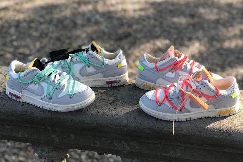 Off-White × Nike Dunk Low 全新联乘系列「THE 50」实鞋预览